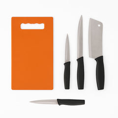 Chopping Board with Knife Set (Pack of 5)