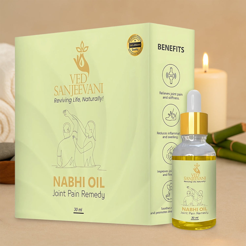 Ved Sanjeevani Nabhi Oil for Joint Pain Relief (30ML / 1 Pc)