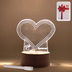 Creative Visualization Lamp 3D Acrylic Decorative Lamp With Pen