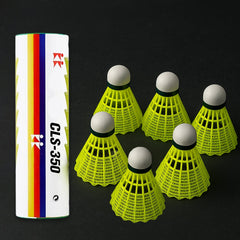 Knx Durable Plastic Shuttlecock (6 Pcs Set)
