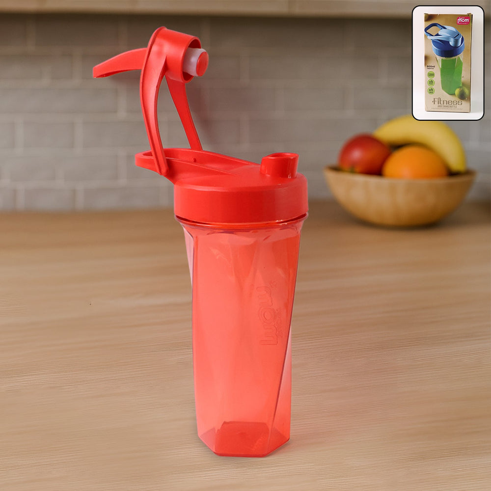 Supermom Manual Stirring Fitness Shaker Bottle with Hand Crank Approx 800 ML (1 Pc)