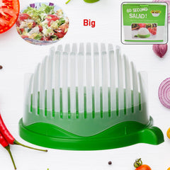 Plastic 60 Seconds Salad Cutter Salad Maker Salad Bow (1 Pc)