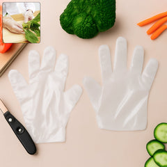 Eco-Friendly Kitchen Hand Gloves, Disposal hand gloves, Free size (100 Pc)