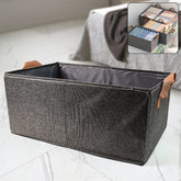 Foldable Cloth Storage Organizer Bag With Handles (Approx 46x27Cm\1Pc)