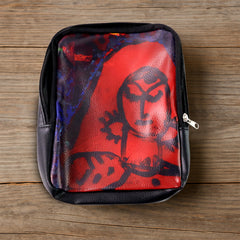 Handcrafted Multipurpose Zipper Pouch with Traditional Art Print (1 Pc)