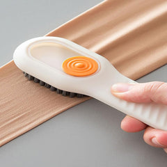 Multifunctional Scrubbing Brush with Liquid / Soap Dispenser, Cleaning Brush with Liquid / Soap Dispenser, Shoe Brush for Cleaning, Cloth Cleaning Brush with Handle Liquid Shoe Brush For Shoe Clothes (1 Pc)