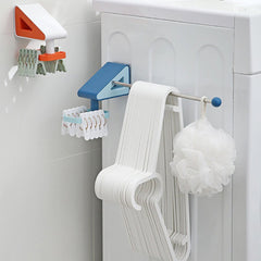 Self-Adhesive Kitchen Utensil Holder Hooks, Hangers & Racks for Convenient Storage