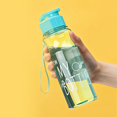 BPA-Free Plastic Sports Water Bottle (Approx. 400 ML / 1 Pc)
