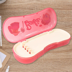 KikiKart Enchanting Cartoon Dual-Layer Stationery Box for Kids