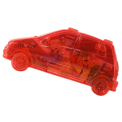 KikiKart Fun Wheels Transparent Car-Shaped School Pencil Box for Kids