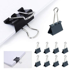Paper Holding Binder Clips Paper Clips (8 Pcs Set / Mix Color)