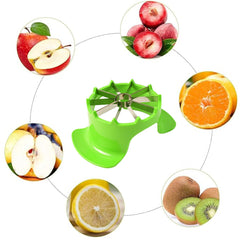 Apex Apple Cutter with Container – Unbreakable ABS Body & Stainless Steel Blades