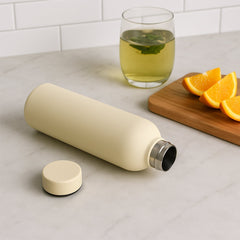 Stainless Steel Double Wall Vacuum-Insulated Drink Water Bottle (Mix Color / 500 ML Approx)