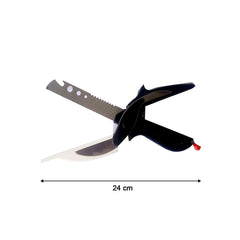 Stainless Steel 4 in 1 Clever Cutter, Black