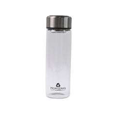 Outdoor sport Glass water bottle With Steel Lid / 500 ML Approx)