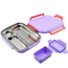 Kids’ School Lunch Box with Steel Plate