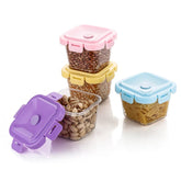 KikiKart SmileyGo 4-Piece Leak-Proof Food Storage Container Set (500ml)