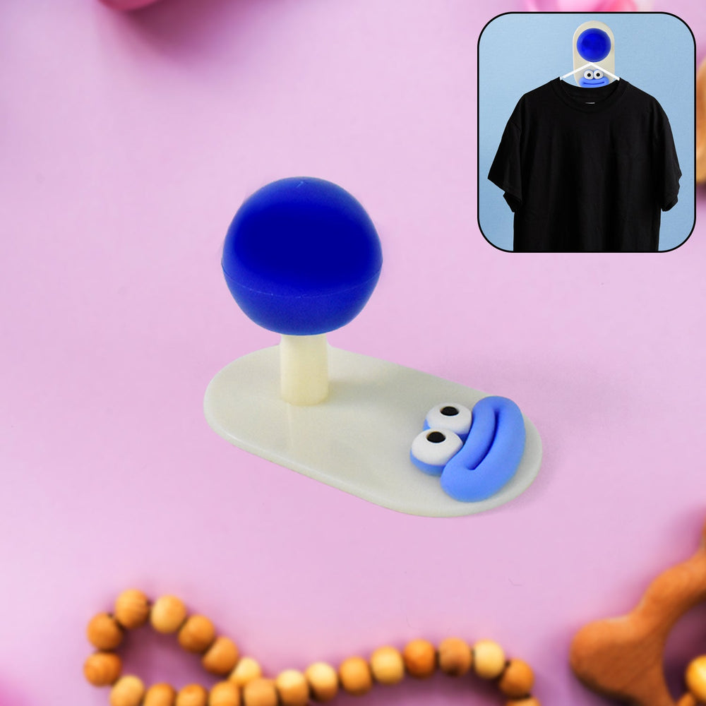 Cartoon Colorful Hooks Simple Ball Shape Hook Self-adhesive (1 Pc)