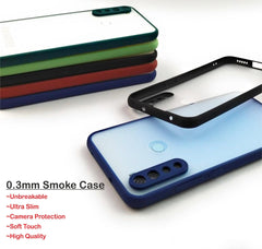 0.3 mm Smoke Back Case Case For Redmi Note 9 Pro