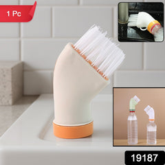 Smart Bottle-Attachable Deep Cleaning Brush for Kitchen & Bath