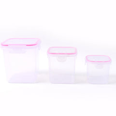 Kitchen Storage Container Set Of 3 Pcs (250, 500, 1000 ML)