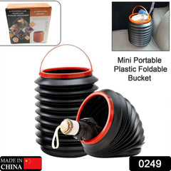 Foldable Storage Bucket , Water Container & Dustbin Multiuse Bucket For Home , Car & Kitchen Use Bucket