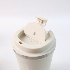 Elite 450ml Stainless Steel Insulated Travel Mug – Leak-Proof Flip Lid for Hot & Cold Drinks