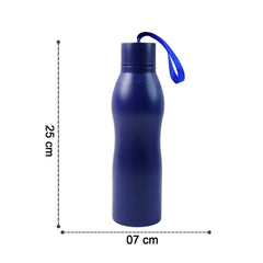 KikiKart Premium Hot & Cold Stainless Steel Vacuum Insulated Flask – 500ml Portable Bottle with Leak-Proof Cap & Carry Strap