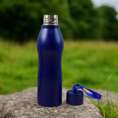 KikiKart Premium Hot & Cold Stainless Steel Vacuum Insulated Flask – 500ml Portable Bottle with Leak-Proof Cap & Carry Strap