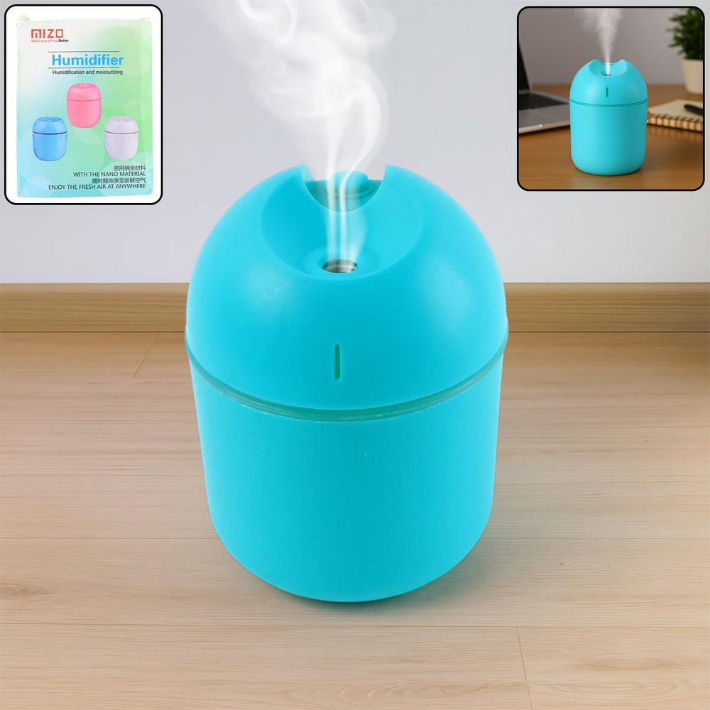 Blue USB Mini Air Humidifier for Home & Office (1 Pc)