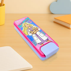 Vibrant Cartoon Hard Top Pencil Box for Kids - Durable School Stationery Organizer