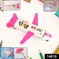 KikiKart's Fly High Adventure Stationery Organizer with LED Light & Built-In Sharpener