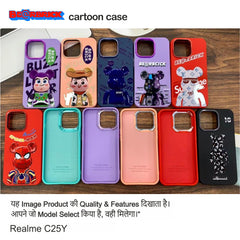 Bear Brick Cartoon Case Case For Realme C25Y
