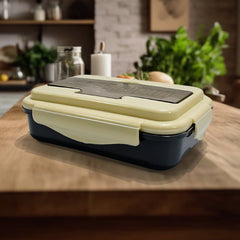 Customize Lunch Box Flex Lock Plastic Liner Lunch Container, Portable Tableware Set for Kid Adult Student Children Keep Food Warm