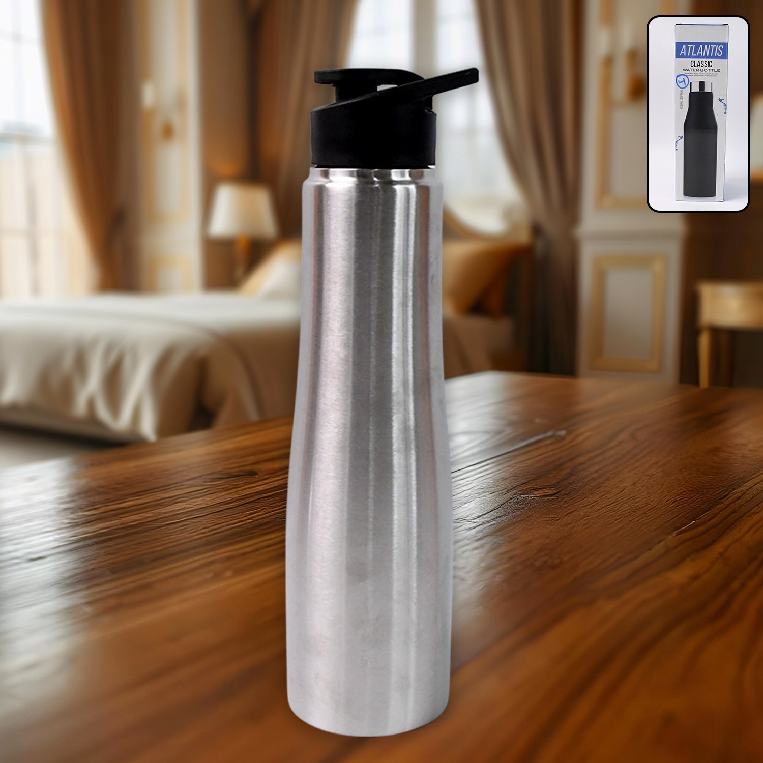Customize Stainless Steel Double Wall Vacuum-Insulated Drink Water Bottle (1000 ML)