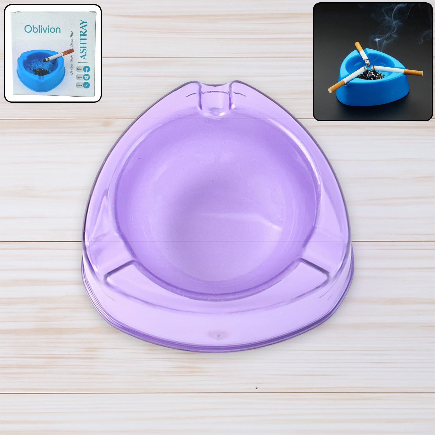 Oblivion Wide Bowl Plastic Ashtray 