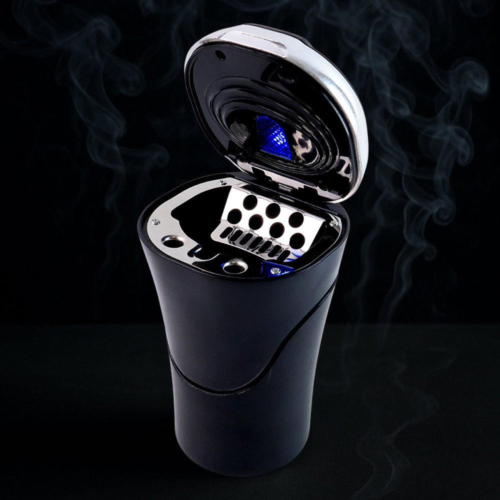 Portable Smokeless LED Car Ashtray  (1 Pc)