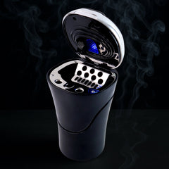 Portable Smokeless LED Car Ashtray  (1 Pc)