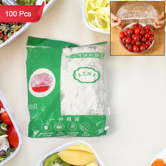 100-Pack Universal Elastic Food Freshness Covers for Bowls & Plates
