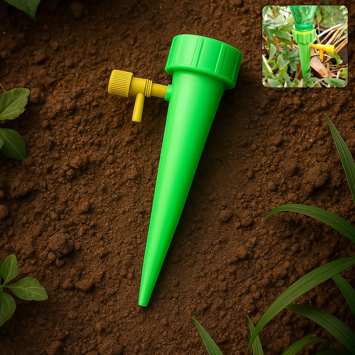 Green Plant Watering Spikes self Watering Spikes (1 Pc)