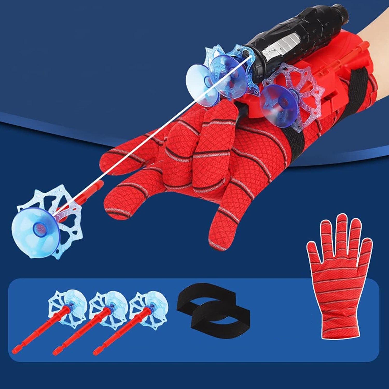 Web Shooter Toy ?Superhero Wrist Launcher for Kids Role-Play Fun