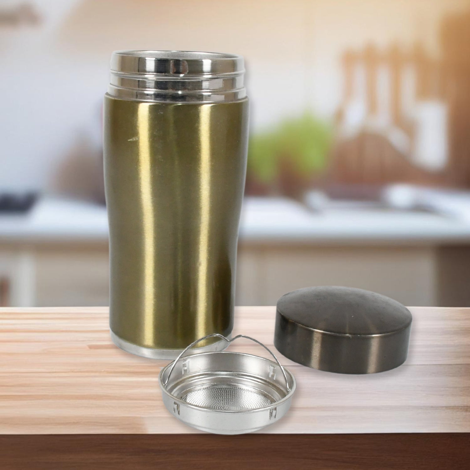 Stainless Steel Leak-Proof Water Bottle for Office, Gym & Travel (300ML)