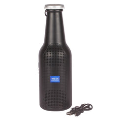 Bottle-Shaped Wireless Bluetooth Speaker with FM, USB & AUX Support