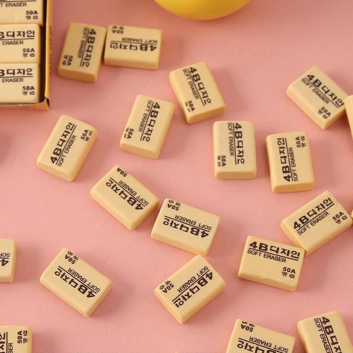 4B Erasers 30 Pack Erasers Yellow Erasers for Kids