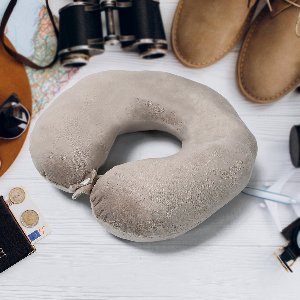 Soft Neck Pillow for Car, Home, Airplane Travel, Travel Neck Pillow for Sleeping & Travel Essentials for Neck Rest?ultipurpose Comfortable Head Rest Neck Holder Pillow (1 Pc)