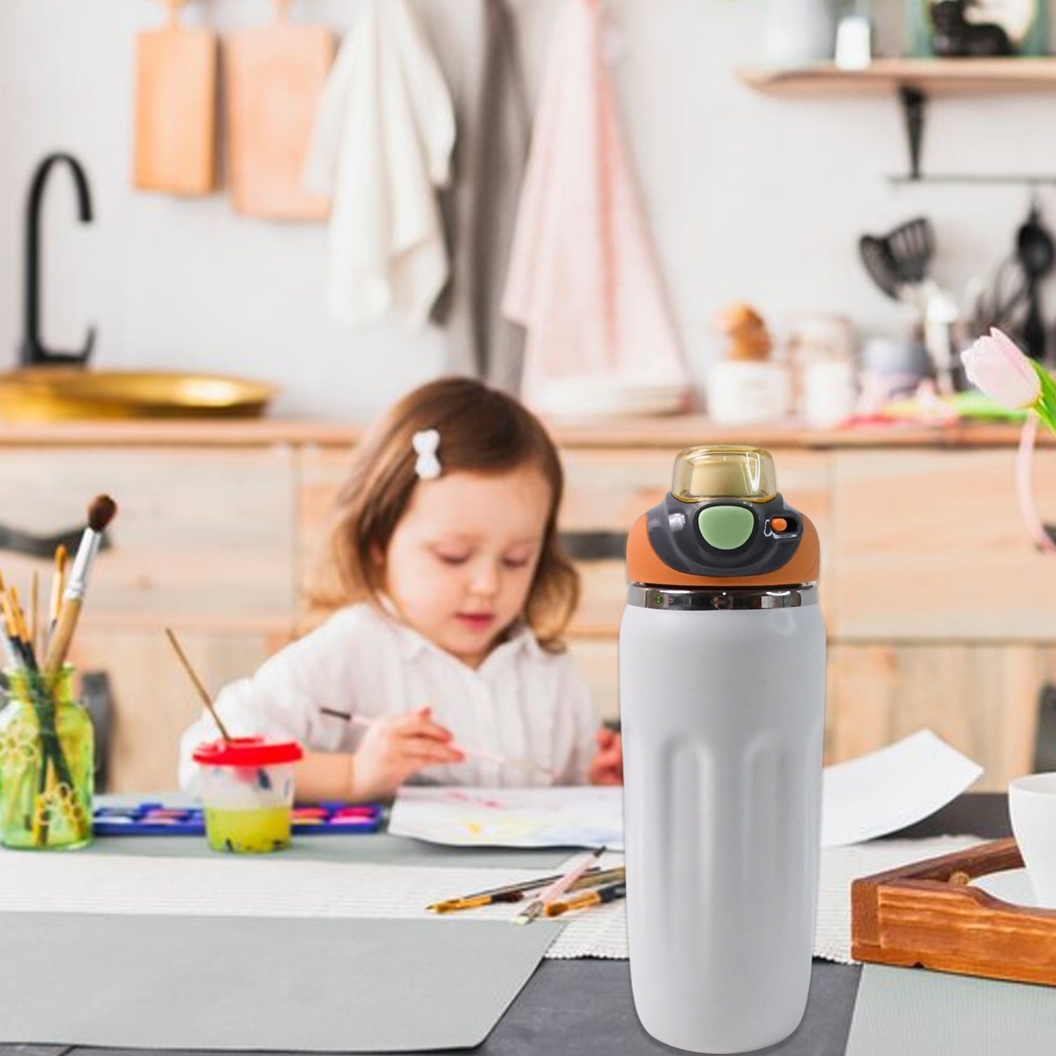 Customize Stainless Steel Water Bottle (600 ML / Approx)