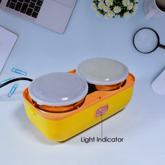 Customize 2Layer Electric Lunch Box for Office, Portable Lunch Warmer with Removable 4 Stainless Steel Container.