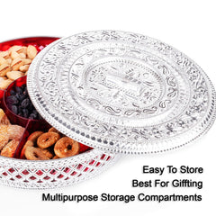 Round Box, Dry Fruit Box For Kitchen Storage Home Decor