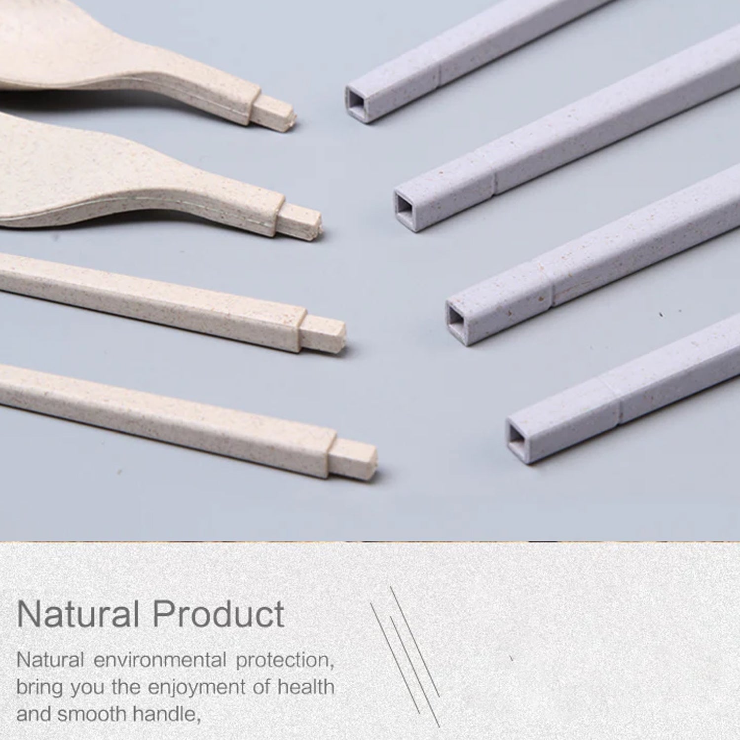 Spoon Fork Chopsticks Set Dinnerware 3PCS / Set Lunch Tableware Detachable Cutlery Portable Travel Kitchen Accessories
