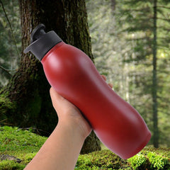 Customized / Personalized Stainless Steel Water Bottle (1000ML / Mix Colour / 1 Pc / Matte)